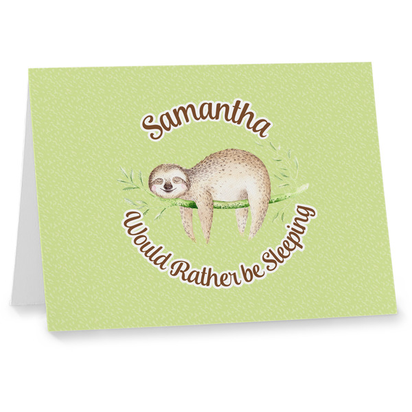 Custom Sloth Note cards (Personalized)