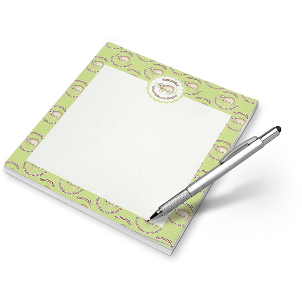 Custom Sloth Notepad (Personalized)