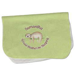 Sloth Burp Cloth - Fleece w/ Name or Text