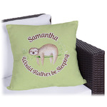 Sloth Outdoor Pillow (Personalized)