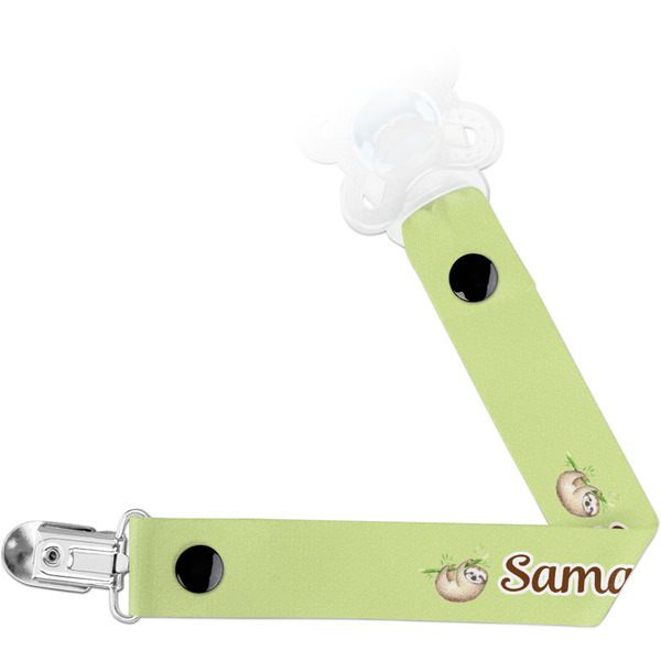 Custom Sloth Pacifier Clip (Personalized)