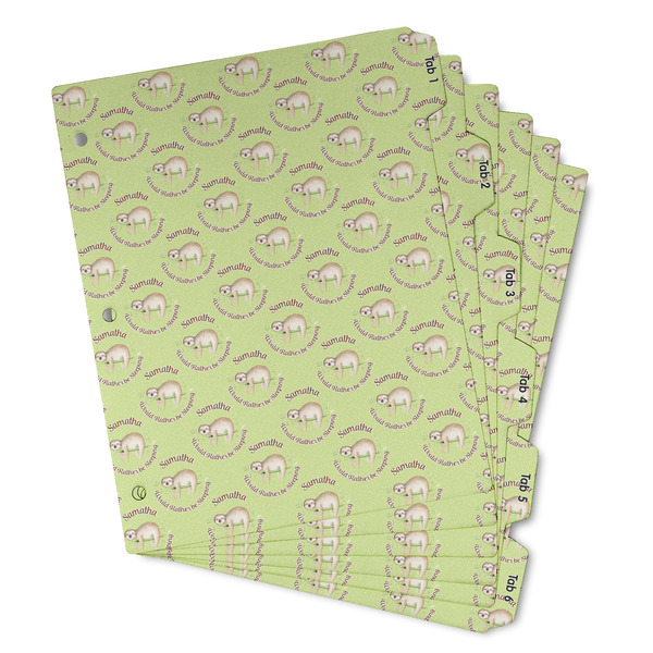 Sloth Page Dividers - Set of 6 - Main/Front