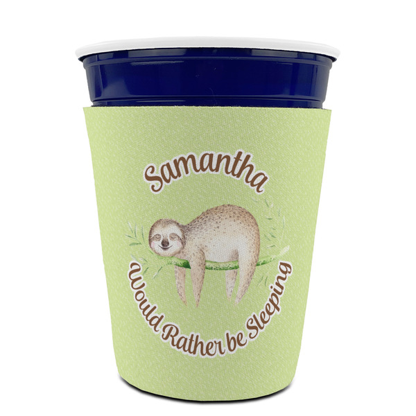 Sloth Party Cup Sleeves - without bottom - FRONT (on cup)