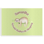 Sloth Disposable Paper Placemats (Personalized)
