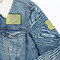 Sloth Patches Lifestyle Jean Jacket Detail