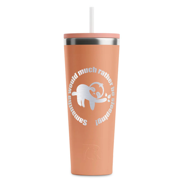 Sloth Peach RTIC Everyday Tumbler - 28 oz. - Front