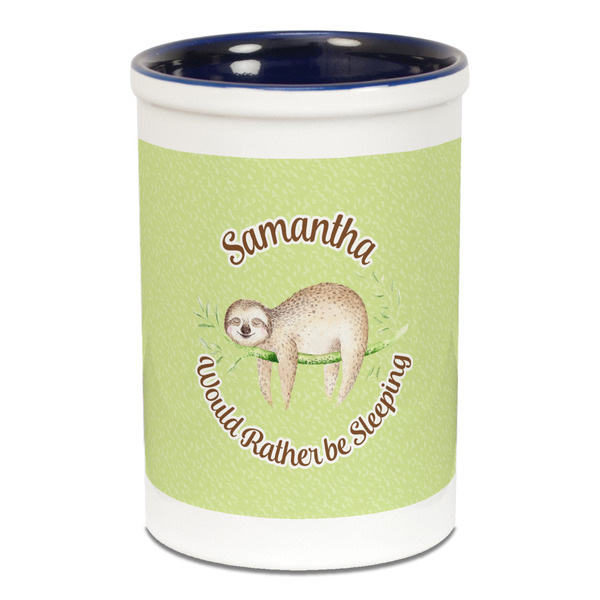 Sloth Pencil Holder - Blue