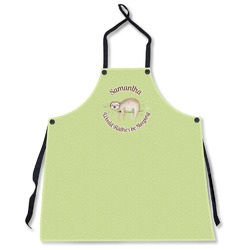 Sloth Apron Without Pockets w/ Name or Text