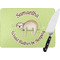 Sloth Personalized Glass Cutting Board