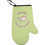 Sloth Right Oven Mitt (Personalized)