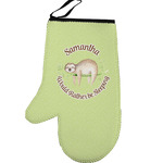 Sloth Left Oven Mitt (Personalized)