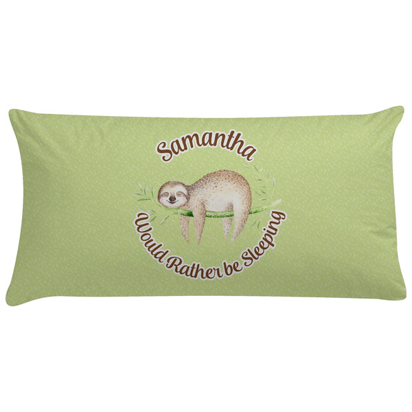 Custom Sloth Pillow Case - King (Personalized)