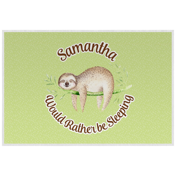 Custom Sloth Laminated Placemat w/ Name or Text