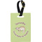 Sloth Plastic Luggage Tag - Rectangular w/ Name or Text