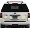 Sloth Personalized Square Car Magnets on Ford Explorer