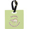Sloth Plastic Luggage Tag - Square w/ Name or Text