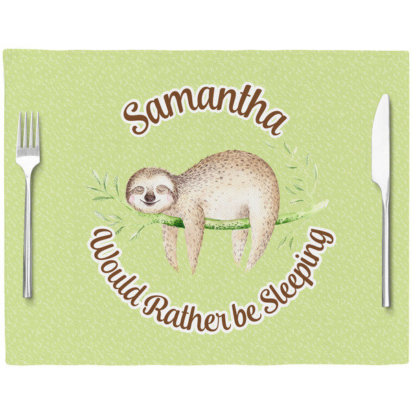 Sloth Placemat with Props