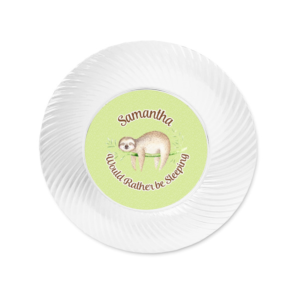 Sloth Plastic Party Appetizer & Dessert Plates - Approval