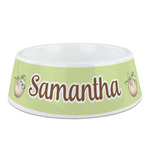 Sloth Plastic Dog Bowl (Personalized)