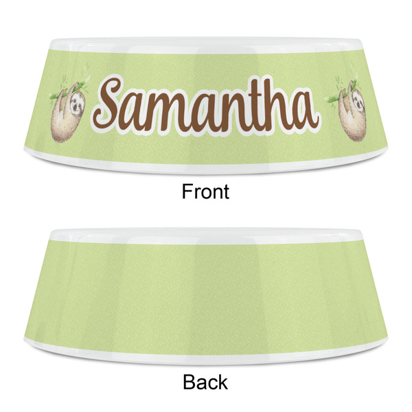 Sloth Plastic Pet Bowls - Small - APPROVAL