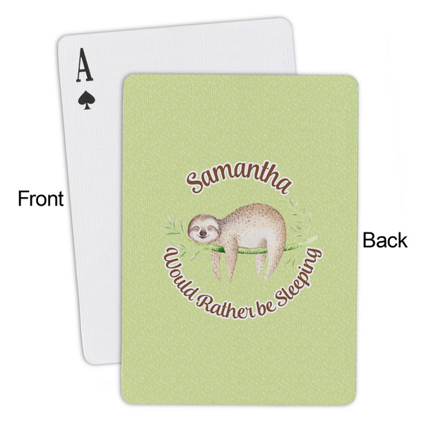 Sloth Playing Cards - Approval