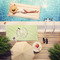 Sloth Pool Towel Lifestyle