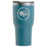 Sloth RTIC Tumbler - Dark Teal - Laser Engraved - Single-Sided (Personalized)