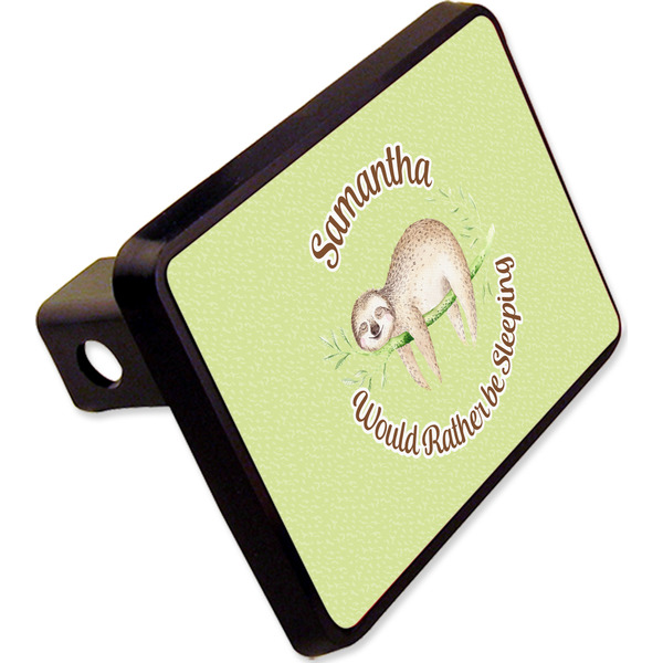 Custom Sloth Rectangular Trailer Hitch Cover - 2" (Personalized)