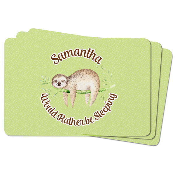 Sloth Rectangular Fridge Magnet - THREE