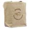 Sloth Reusable Cotton Grocery Bag - Front View