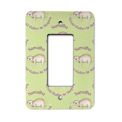 Sloth Rocker Style Light Switch Cover (Personalized)