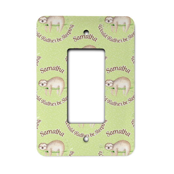 Custom Sloth Rocker Style Light Switch Cover (Personalized)