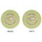 Sloth Round Linen Placemats - APPROVAL (double sided)