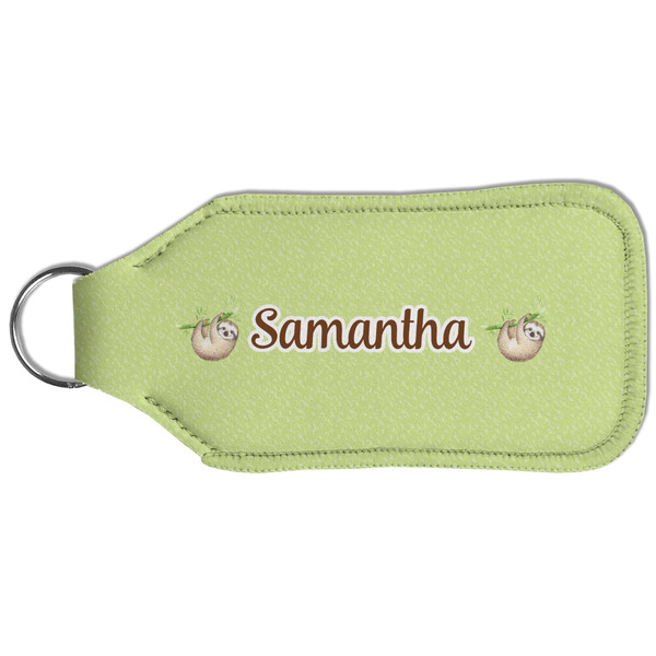 Sloth Sanitizer Holder Keychain - Large (Back)