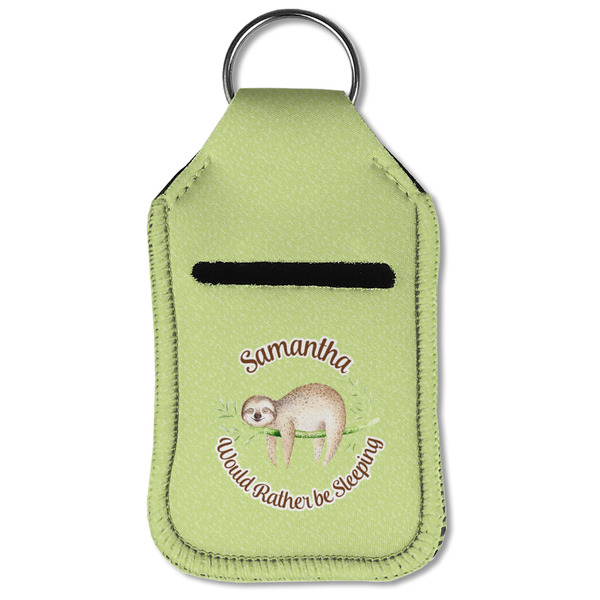 Sloth Sanitizer Holder Keychain - Small (Front Flat)