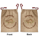 Sloth Santa Sack - Front & Back (Personalized)