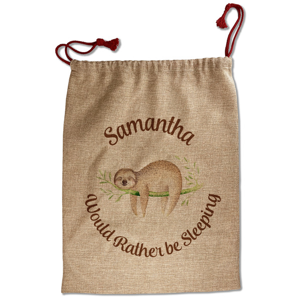 Sloth Santa Bag - Front