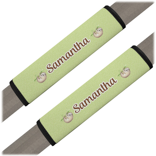 Custom Sloth Seat Belt Covers (Set of 2) (Personalized)