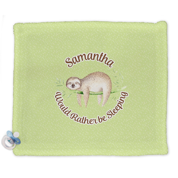 Custom Sloth Security Blanket - Single Sided (Personalized)