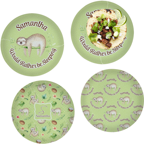 Sloth Set of Lunch / Dinner Plates