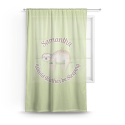 Sloth Sheer Curtain - 50"x84" (Personalized)