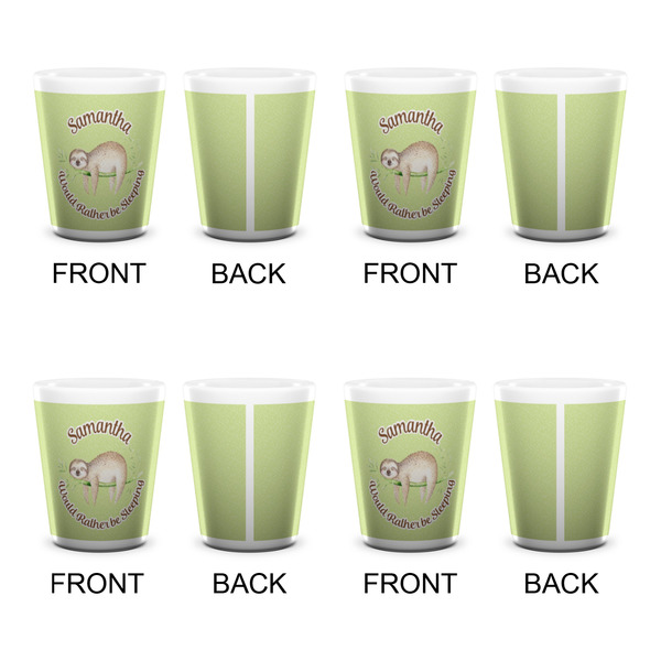 Sloth Shot Glass - White - Set of 4 - APPROVAL