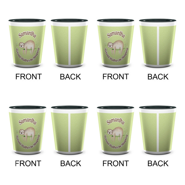 Sloth Shot Glassess - Two Tone - Set of 4 - APPROVAL