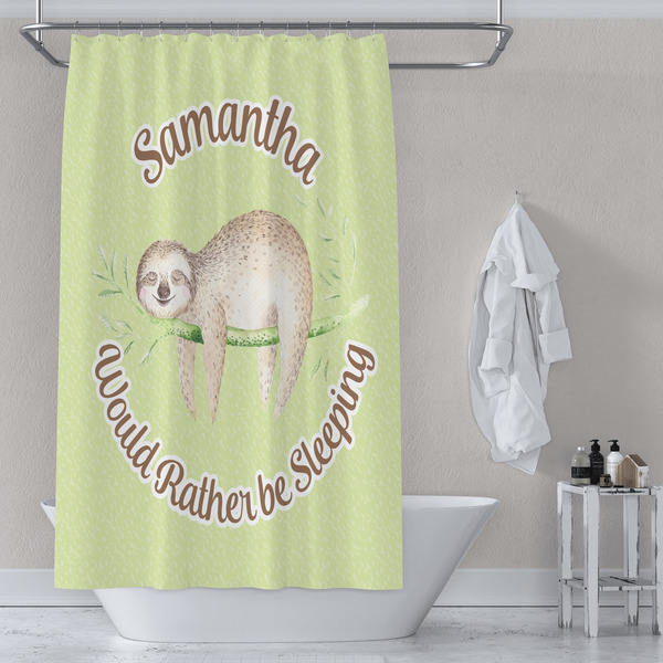 Sloth Shower Curtain Lifestyle