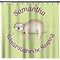 Sloth Shower Curtain - Custom Size (Personalized)