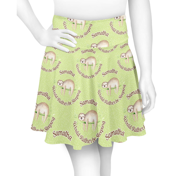 Custom Sloth Skater Skirt - Large (Personalized)