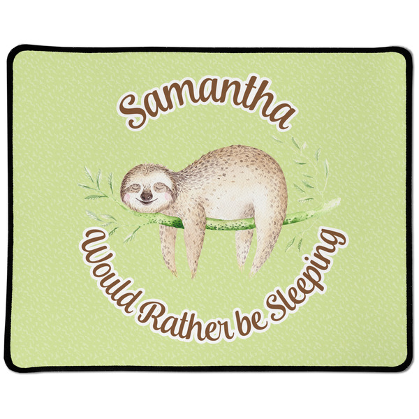 Custom Sloth Large Gaming Mouse Pad - 12.5" x 10" (Personalized)