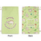 Sloth Small Laundry Bag - Front & Back View