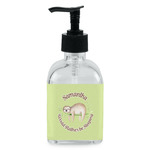 Sloth Glass Soap & Lotion Bottle - Single Bottle (Personalized)