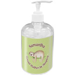 Sloth Acrylic Soap & Lotion Bottle (Personalized)